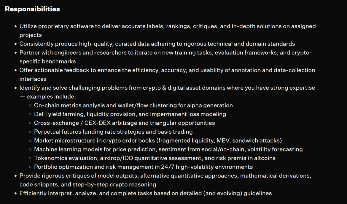 Elon Musk’s xAI Recruits Specialists to Train AI Models on Crypto